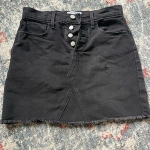 Old Navy Black Denim Skirt